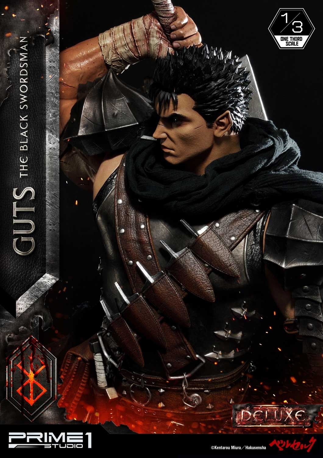 Berserk - Guts - Puck - Museum Masterline Series  (MMBR-01DX) - 1/3 - The Black Swordsman, DX Version (Prime 1 Studio) photo 13