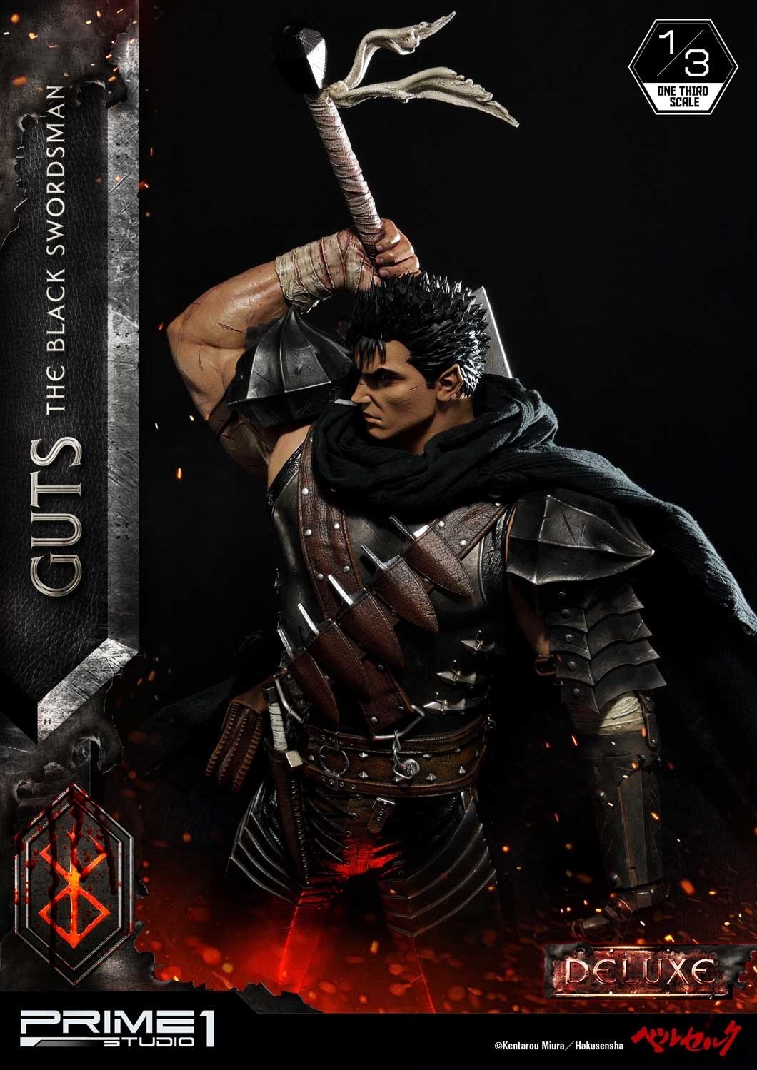 Berserk - Guts - Puck - Museum Masterline Series  (MMBR-01DX) - 1/3 - The Black Swordsman, DX Version (Prime 1 Studio) photo 14