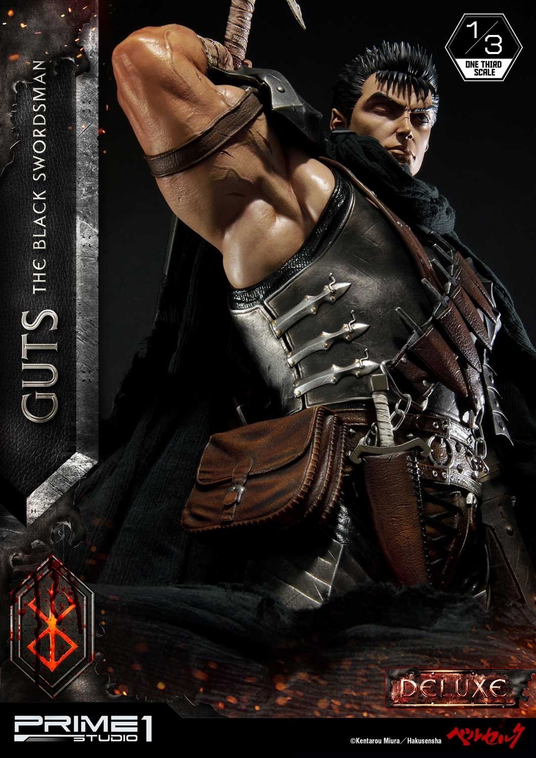 Berserk - Guts - Puck - Museum Masterline Series  (MMBR-01DX) - 1/3 - The Black Swordsman, DX Version (Prime 1 Studio) photo 17