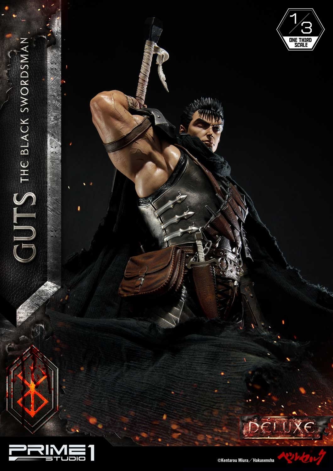 Berserk - Guts - Puck - Museum Masterline Series  (MMBR-01DX) - 1/3 - The Black Swordsman, DX Version (Prime 1 Studio) photo 18