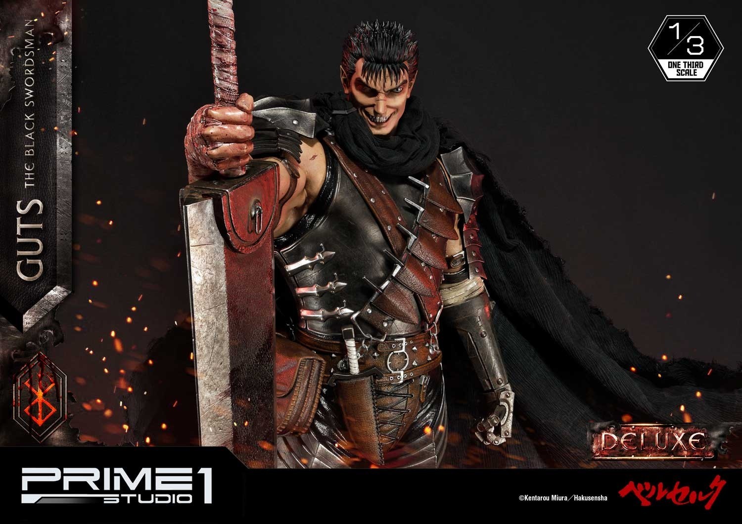 Berserk - Guts - Puck - Museum Masterline Series  (MMBR-01DX) - 1/3 - The Black Swordsman, DX Version (Prime 1 Studio) photo 19