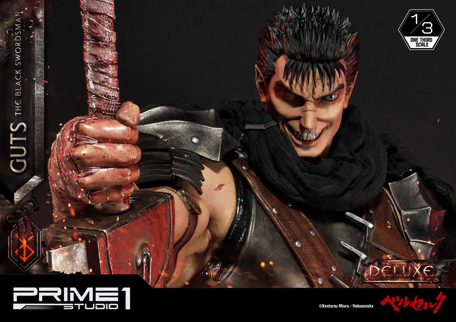 Berserk - Guts - Puck - Museum Masterline Series  (MMBR-01DX) - 1/3 - The Black Swordsman, DX Version (Prime 1 Studio) photo 21