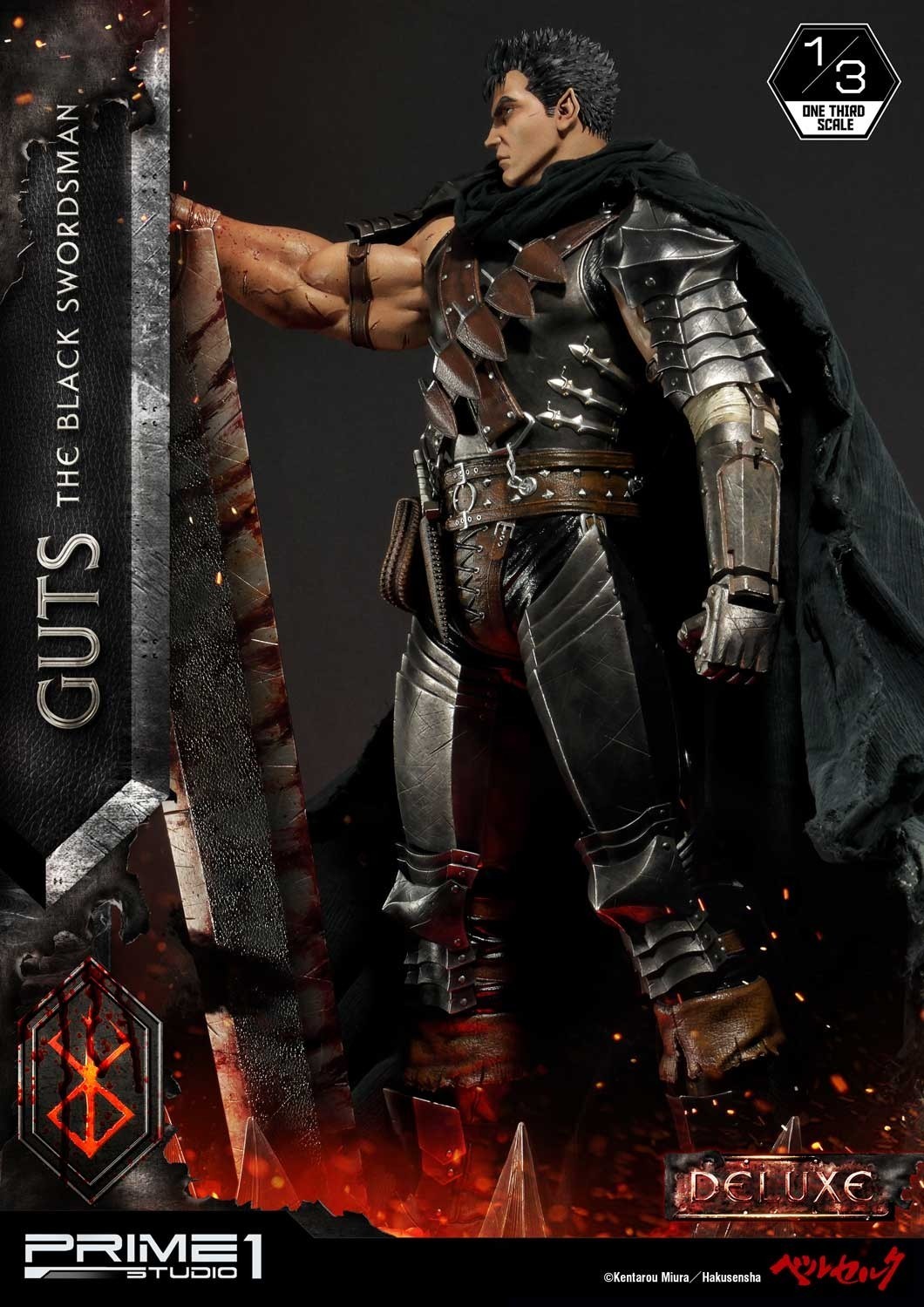 Berserk - Guts - Puck - Museum Masterline Series  (MMBR-01DX) - 1/3 - The Black Swordsman, DX Version (Prime 1 Studio) photo 41