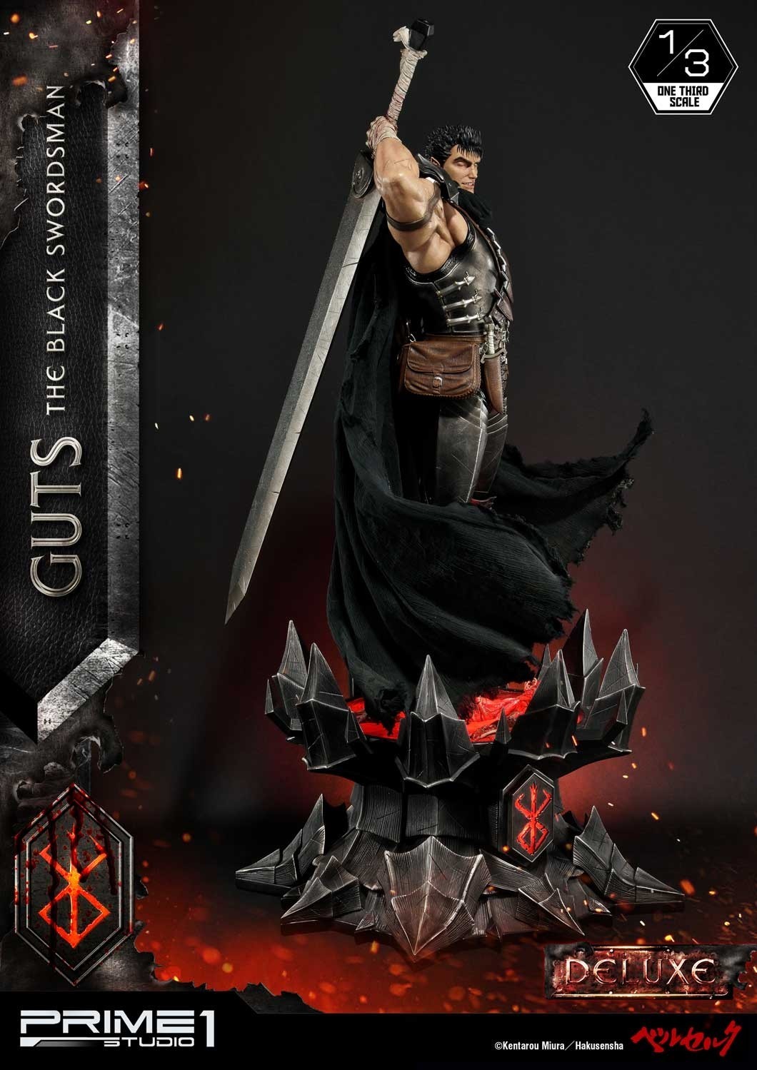 Berserk - Guts - Puck - Museum Masterline Series  (MMBR-01DX) - 1/3 - The Black Swordsman, DX Version (Prime 1 Studio) photo 47