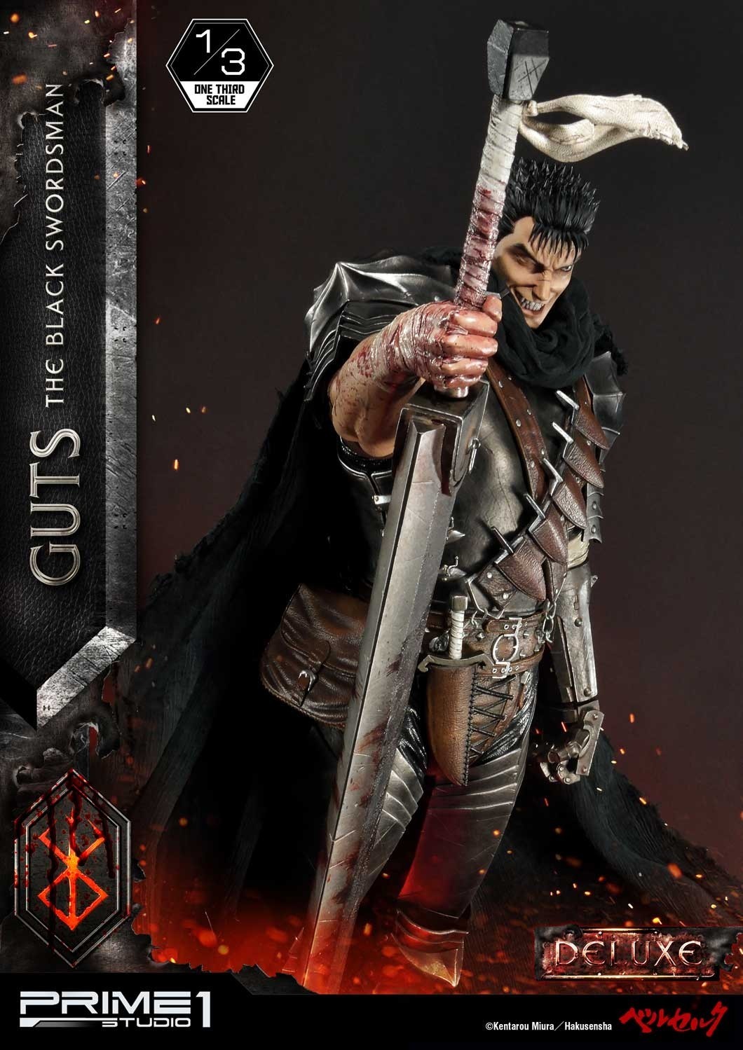 Berserk - Guts - Puck - Museum Masterline Series  (MMBR-01DX) - 1/3 - The Black Swordsman, DX Version (Prime 1 Studio) photo 60