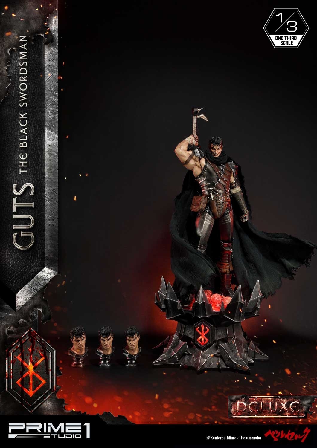 Berserk - Guts - Puck - Museum Masterline Series  (MMBR-01DX) - 1/3 - The Black Swordsman, DX Version (Prime 1 Studio) photo 62