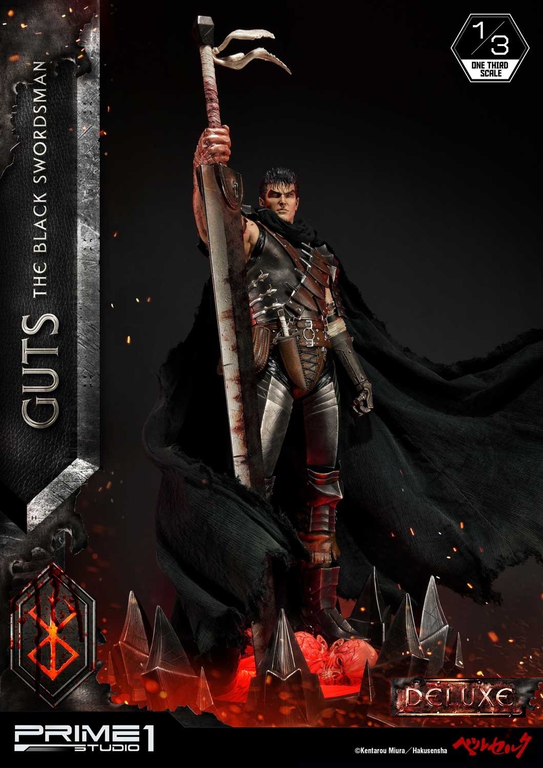 Berserk - Guts - Puck - Museum Masterline Series  (MMBR-01DX) - 1/3 - The Black Swordsman, DX Version (Prime 1 Studio) photo 73