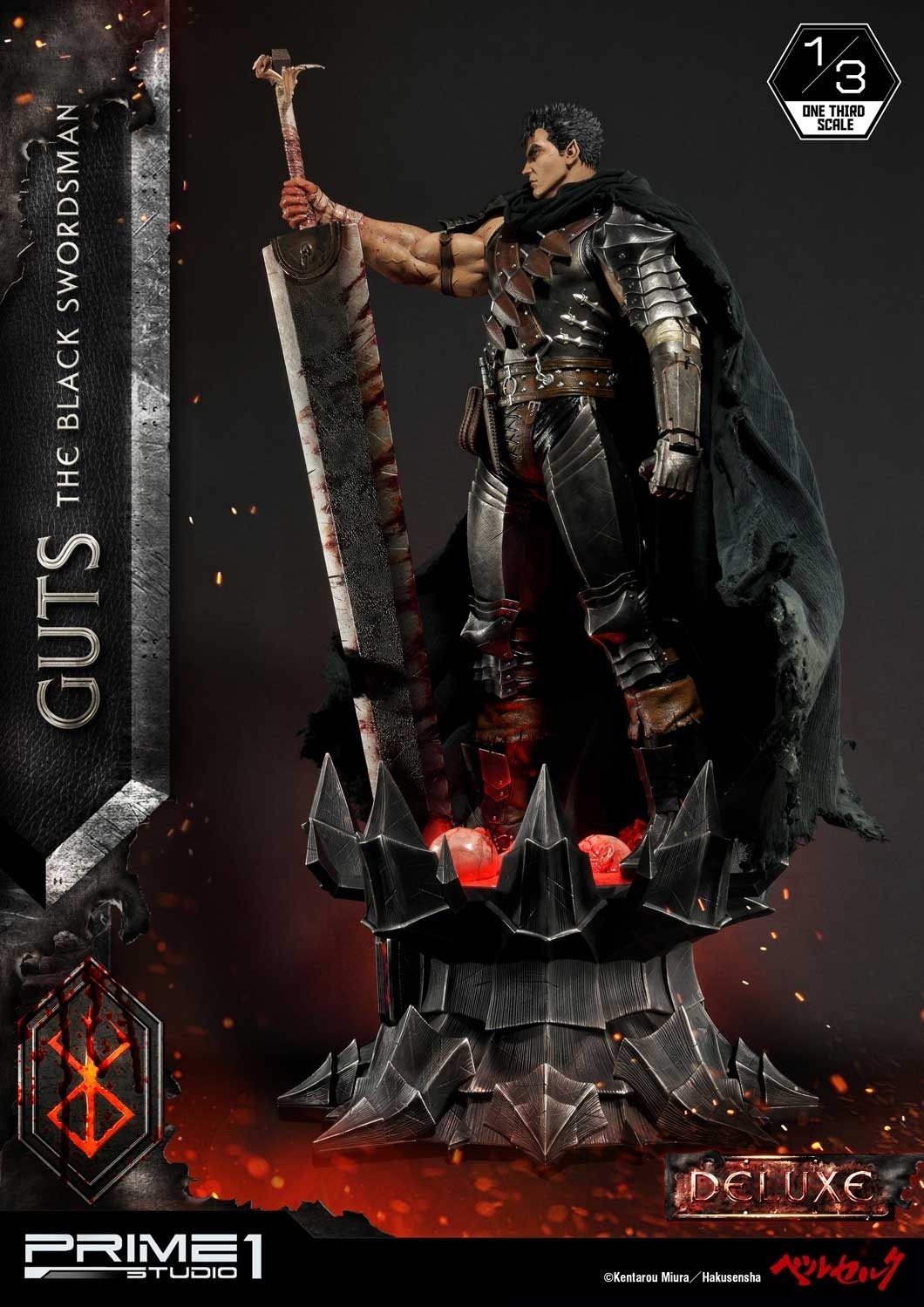 Berserk - Guts - Puck - Museum Masterline Series  (MMBR-01DX) - 1/3 - The Black Swordsman, DX Version (Prime 1 Studio) photo 77