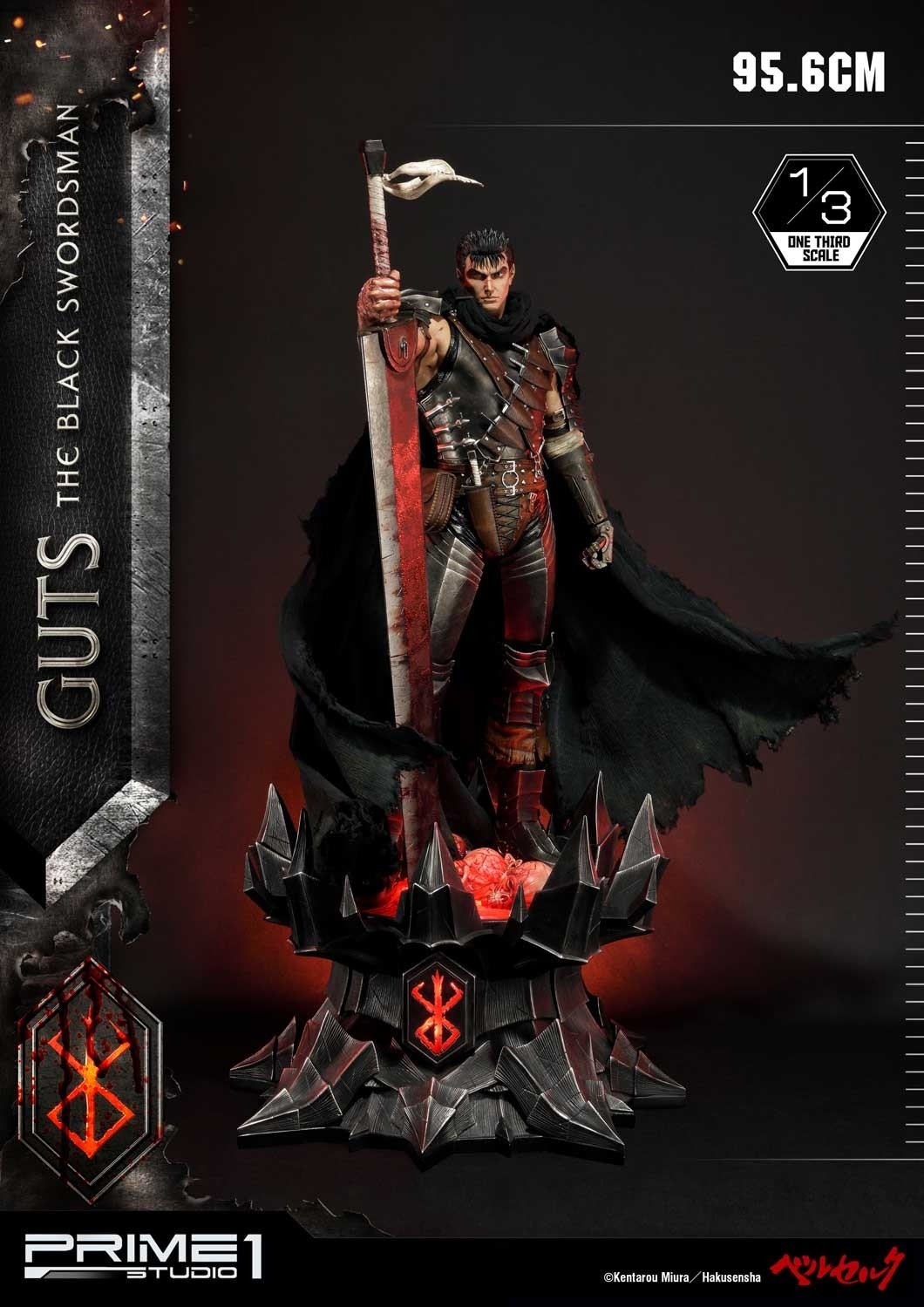 Berserk - Guts - Puck - Museum Masterline Series  (MMBR-01DX) - 1/3 - The Black Swordsman, DX Version (Prime 1 Studio) photo 80