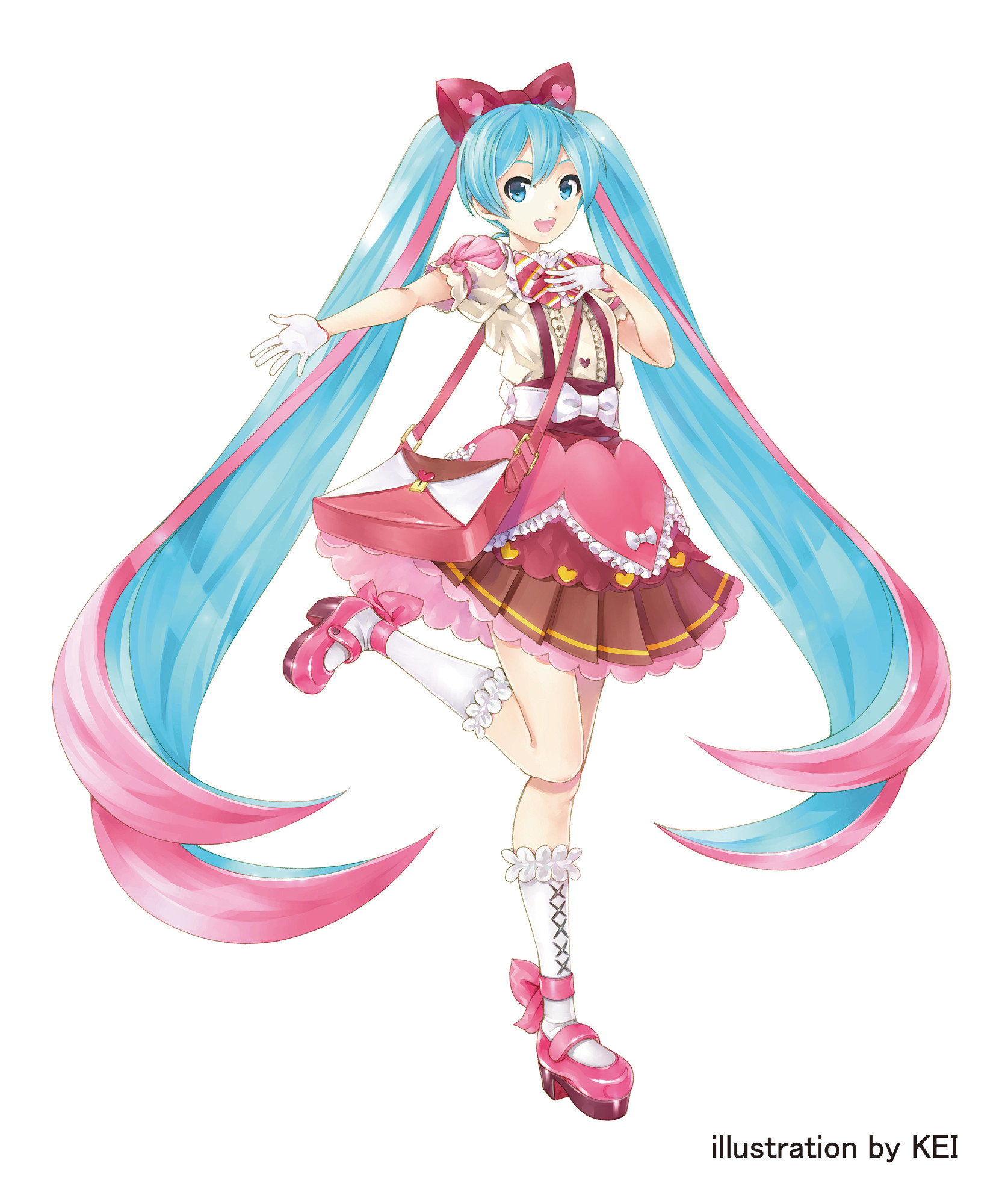 Vocaloid - Hatsune Miku - SPM Figure - Ribbon x Heart (SEGA) photo 2
