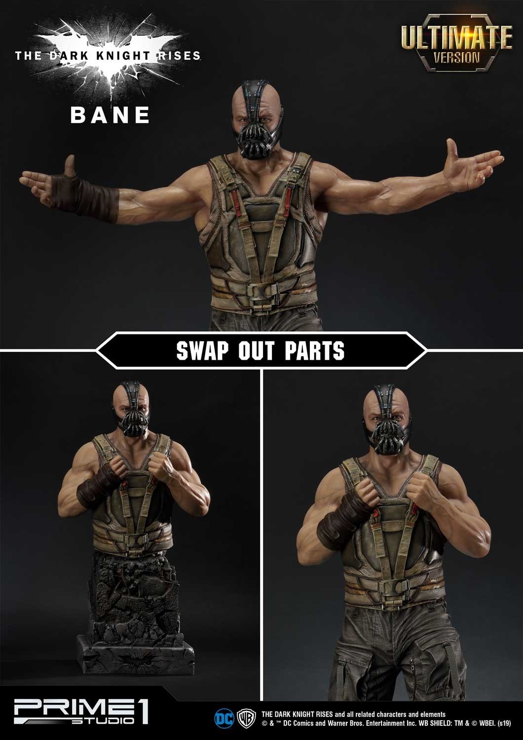 The Dark Knight Rises - Bane - Museum Masterline Series  (MMTDKR-03UT) - 1/3 (Prime 1 Studio) photo 7