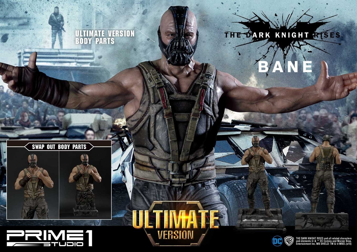 The Dark Knight Rises - Bane - Museum Masterline Series  (MMTDKR-03UT) - 1/3 (Prime 1 Studio) photo 24