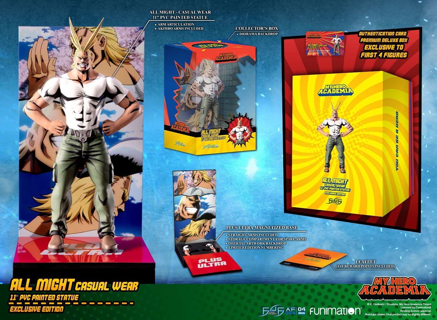 Boku no Hero Academia - All Might - Casual, Exclusive Edition (First 4 Figures) photo 13