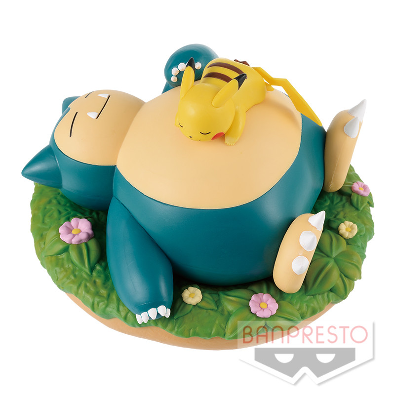 Pocket Monsters Sun & Moon - Kabigon - Pikachu - Sleeping ver. (Banpresto)