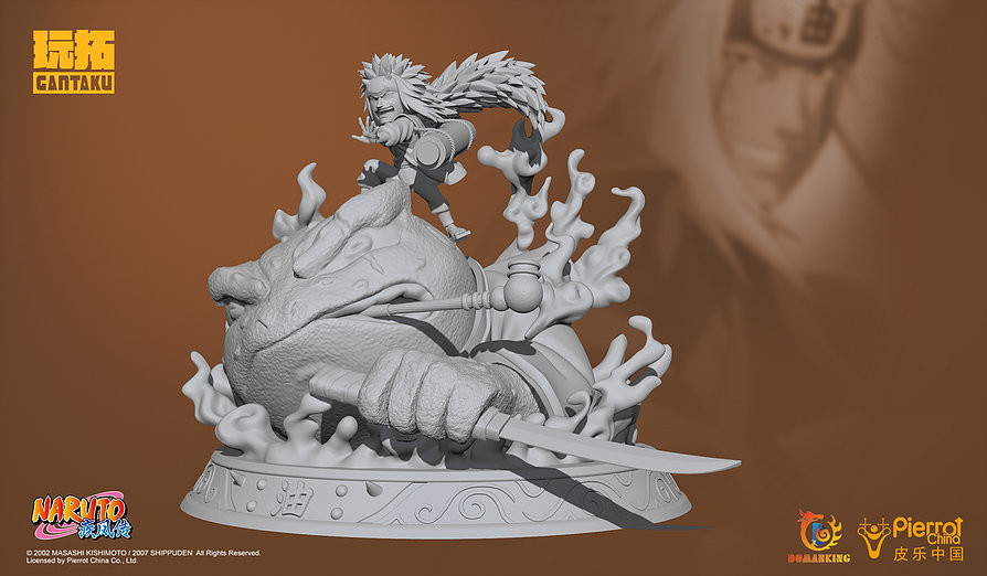 Naruto Shippuuden - Gamabunta - Jiraiya - Chibi Version (Gantaku) photo 2