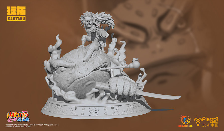 Naruto Shippuuden - Gamabunta - Jiraiya - Chibi Version (Gantaku) photo 3