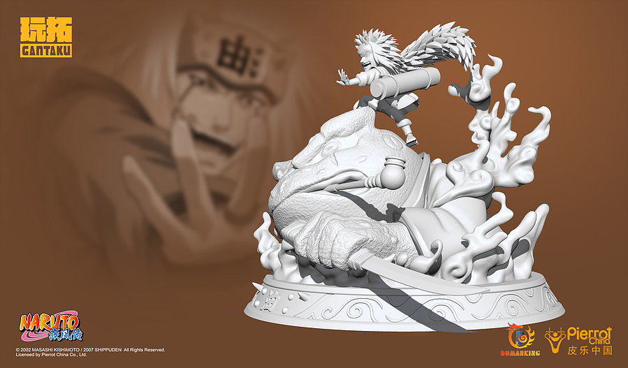 Naruto Shippuuden - Gamabunta - Jiraiya - Chibi Version (Gantaku) photo 5