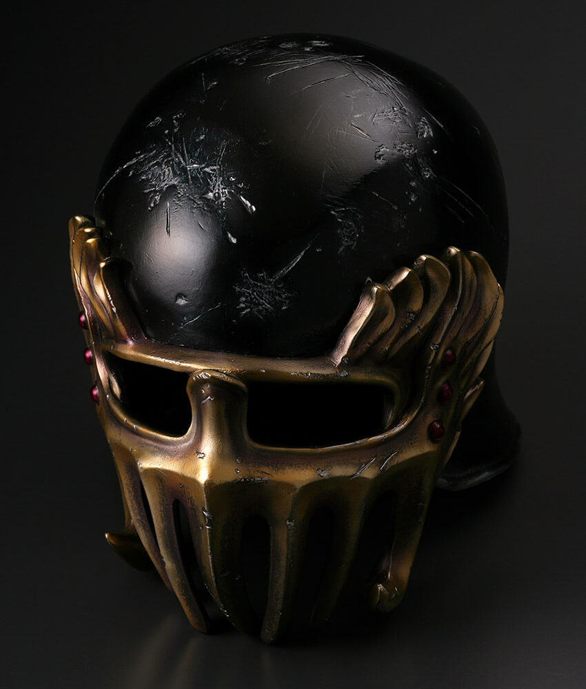Hokuto no Ken - Jagi - Mega Sofubi Advance  (MSA-015) - Jagi's Helmet (Kaiyodo) photo 5