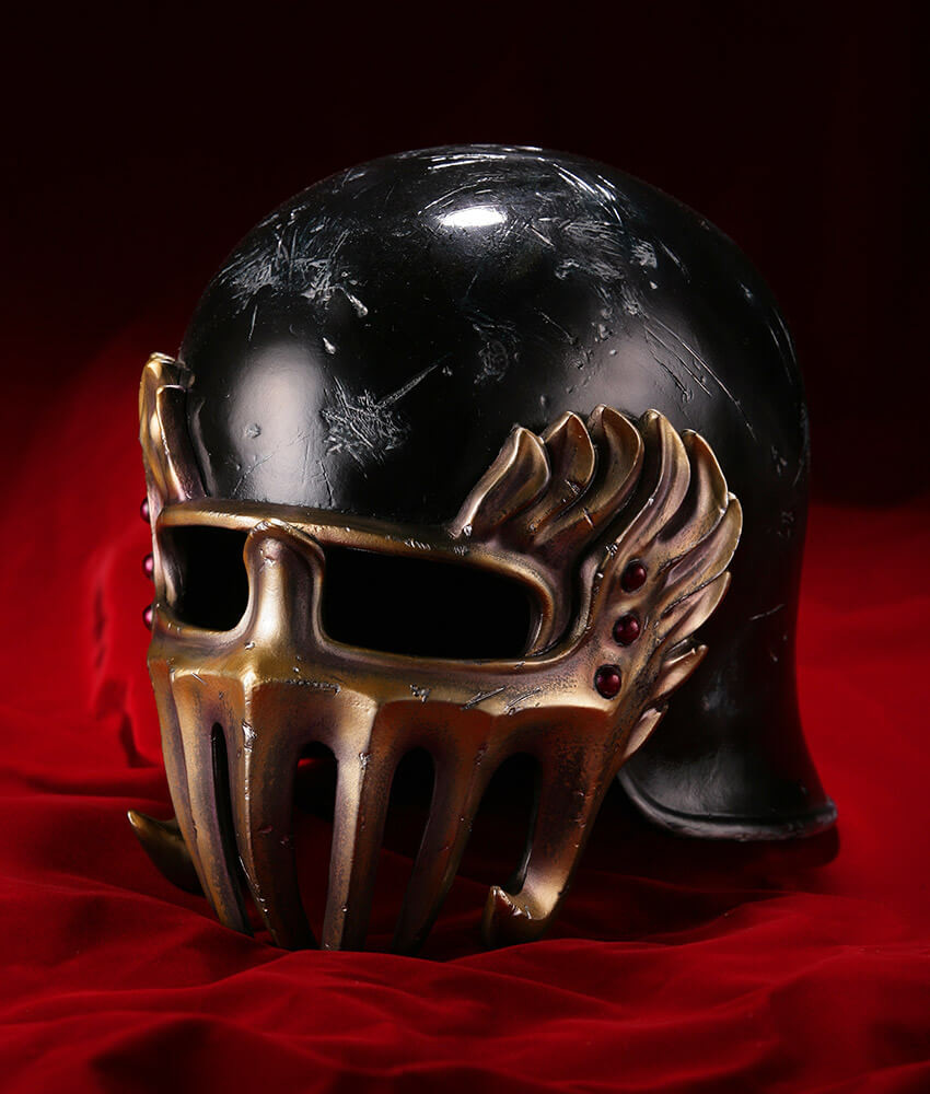 Hokuto no Ken - Jagi - Mega Sofubi Advance  (MSA-015) - Jagi's Helmet (Kaiyodo) photo 13