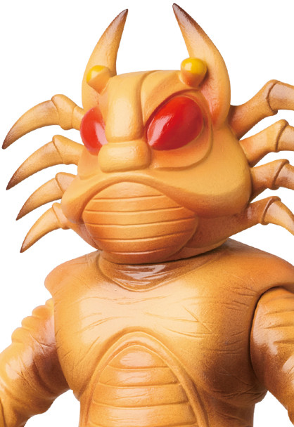 Jinzou Ningen Kikaider - Demonface Crab Red - Toei Retro Sofubi Collection (Medicom Toy) photo 2