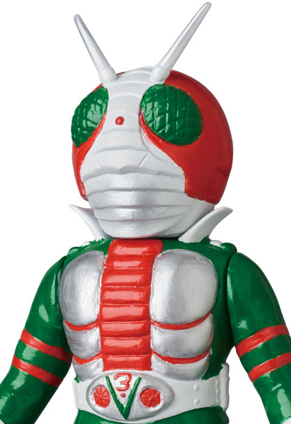 Kamen Rider V3 - Toei Retro Sofubi Collection - Middle Size Ver. (Medicom Toy) photo 2