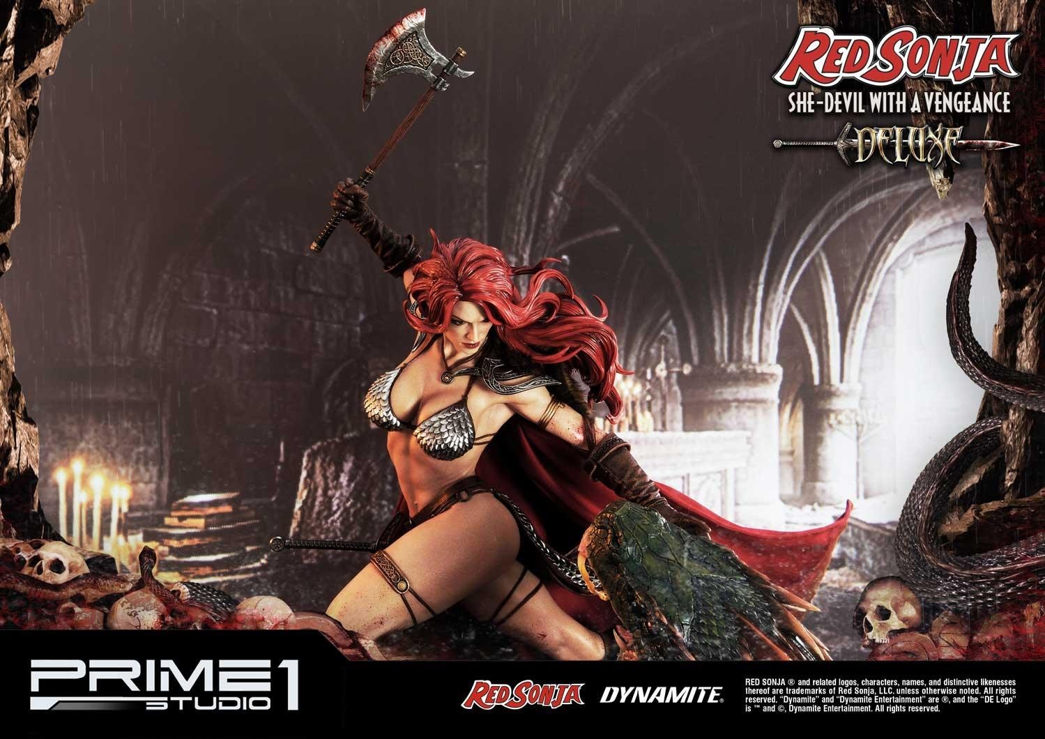 Red Sonja - Museum Masterline Series  (MMRS-01DX) - 1/3 - She-Devil with a Vengeance, DX Version (Prime 1 Studio) photo 9