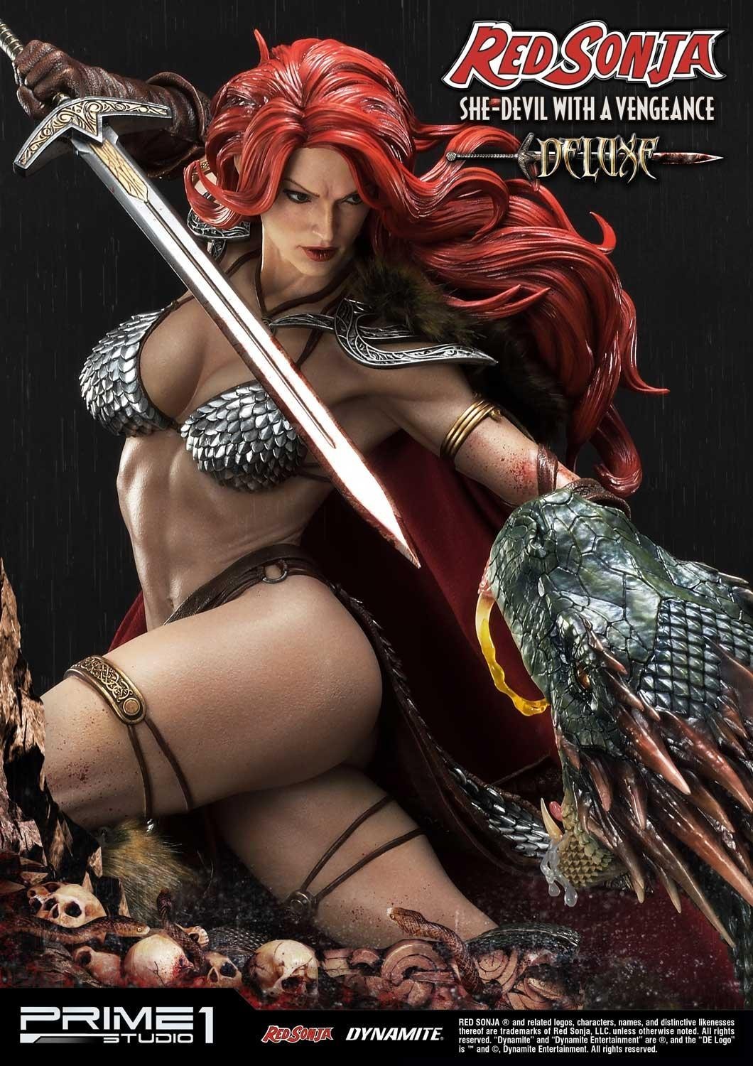 Red Sonja - Museum Masterline Series  (MMRS-01DX) - 1/3 - She-Devil with a Vengeance, DX Version (Prime 1 Studio) photo 49