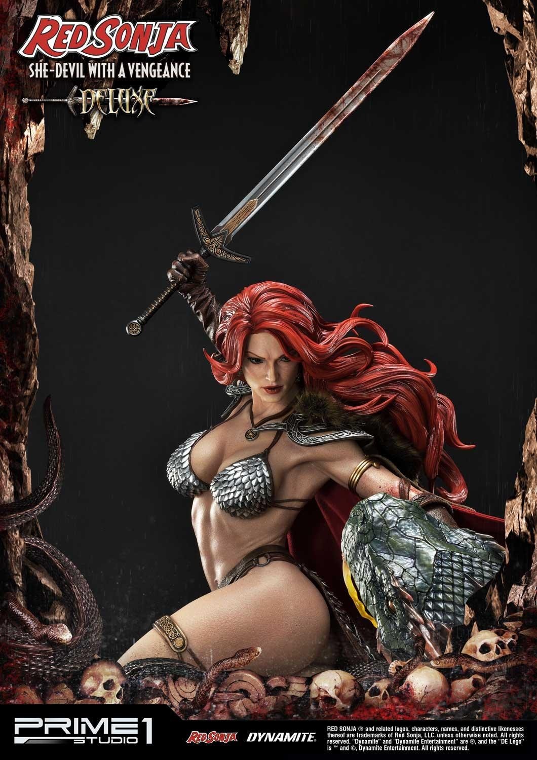 Red Sonja - Museum Masterline Series  (MMRS-01DX) - 1/3 - She-Devil with a Vengeance, DX Version (Prime 1 Studio) photo 69