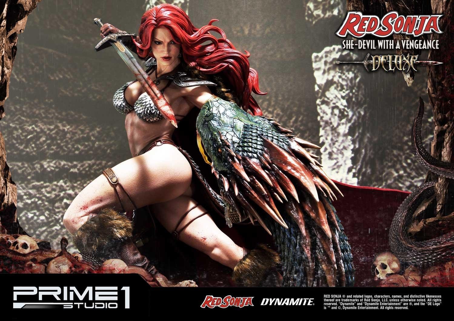 Red Sonja - Museum Masterline Series  (MMRS-01DX) - 1/3 - She-Devil with a Vengeance, DX Version (Prime 1 Studio) photo 83