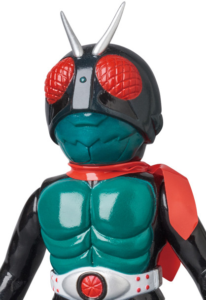 Kamen Rider - Kamen Rider Ichigo - Toei Retro Sofubi Collection - Middle Size (Medicom Toy) photo 2