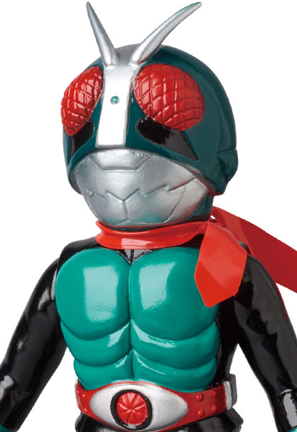 Kamen Rider - Kamen Rider Nigo - Toei Retro Sofubi Collection - (New Color) Middle Size (Medicom Toy) photo 2