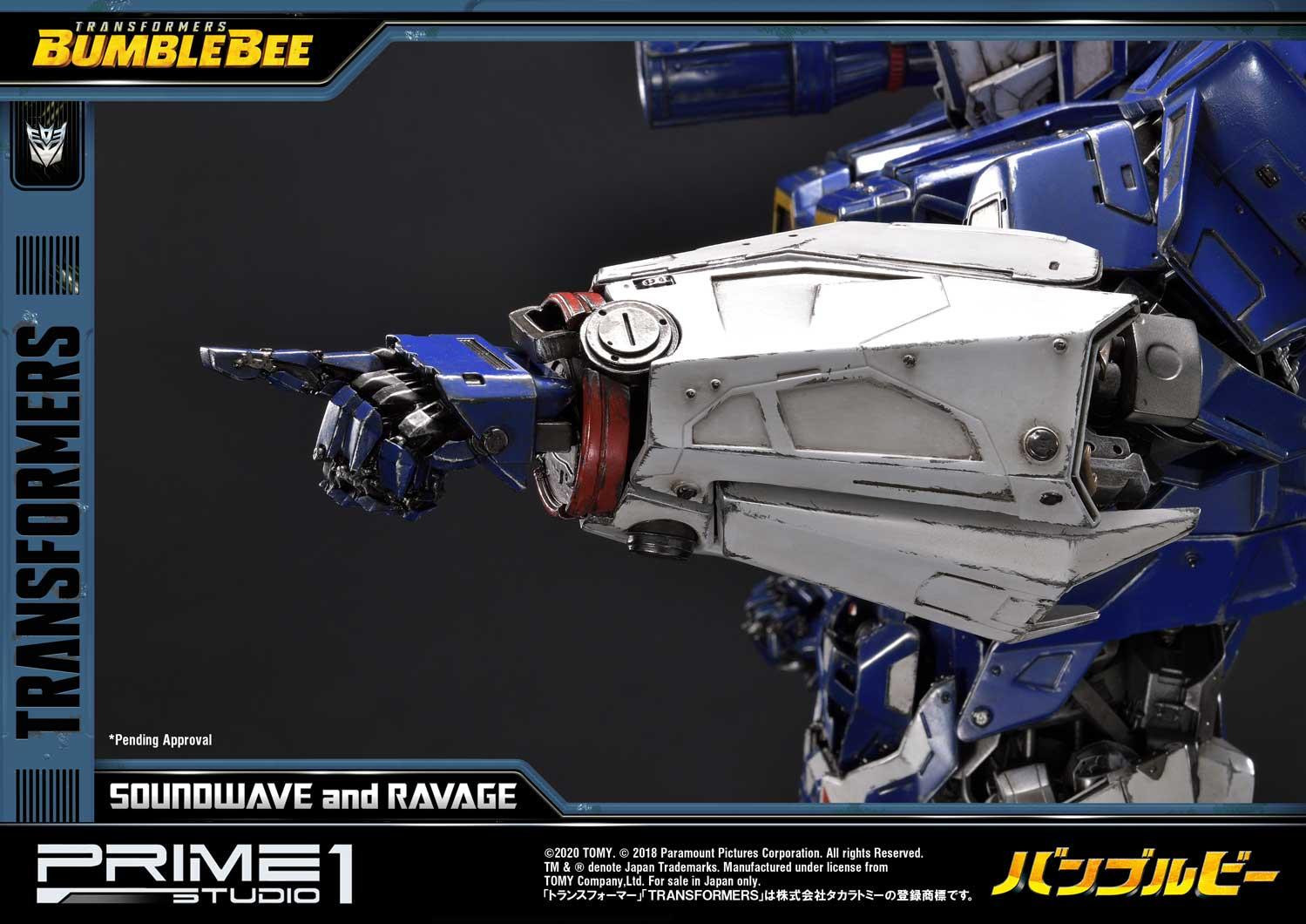 Bumblebee (2018) - Jaguar - Soundwave - Museum Masterline Series  (MMTFM-27) (Prime 1 Studio) photo 12