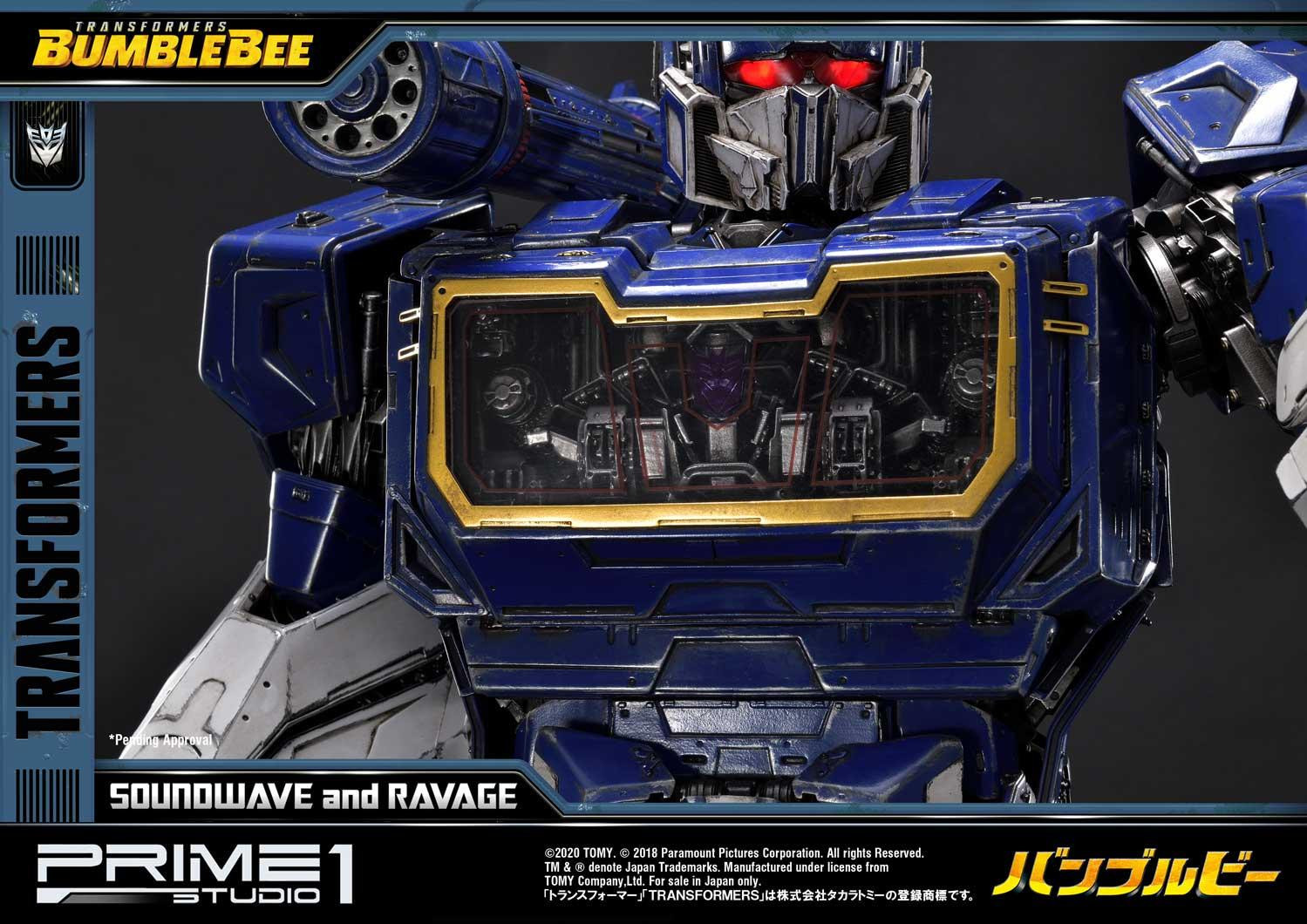 Bumblebee (2018) - Jaguar - Soundwave - Museum Masterline Series  (MMTFM-27) (Prime 1 Studio) photo 13