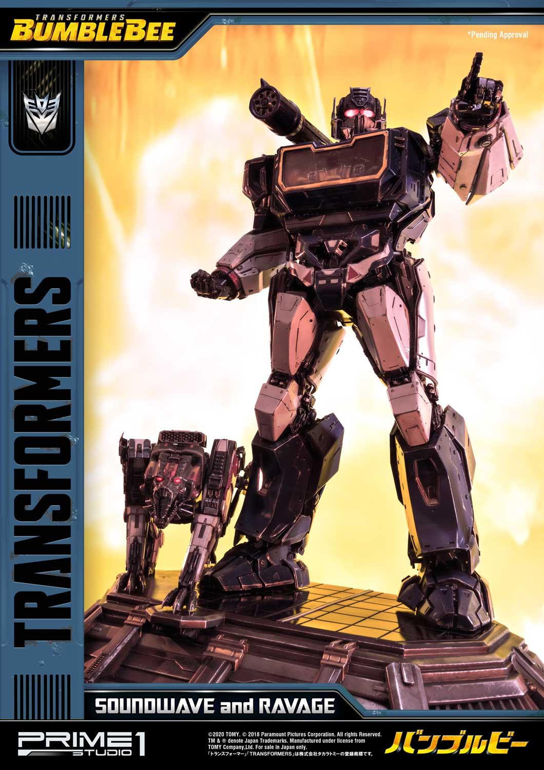 Bumblebee (2018) - Jaguar - Soundwave - Museum Masterline Series  (MMTFM-27) (Prime 1 Studio) photo 30