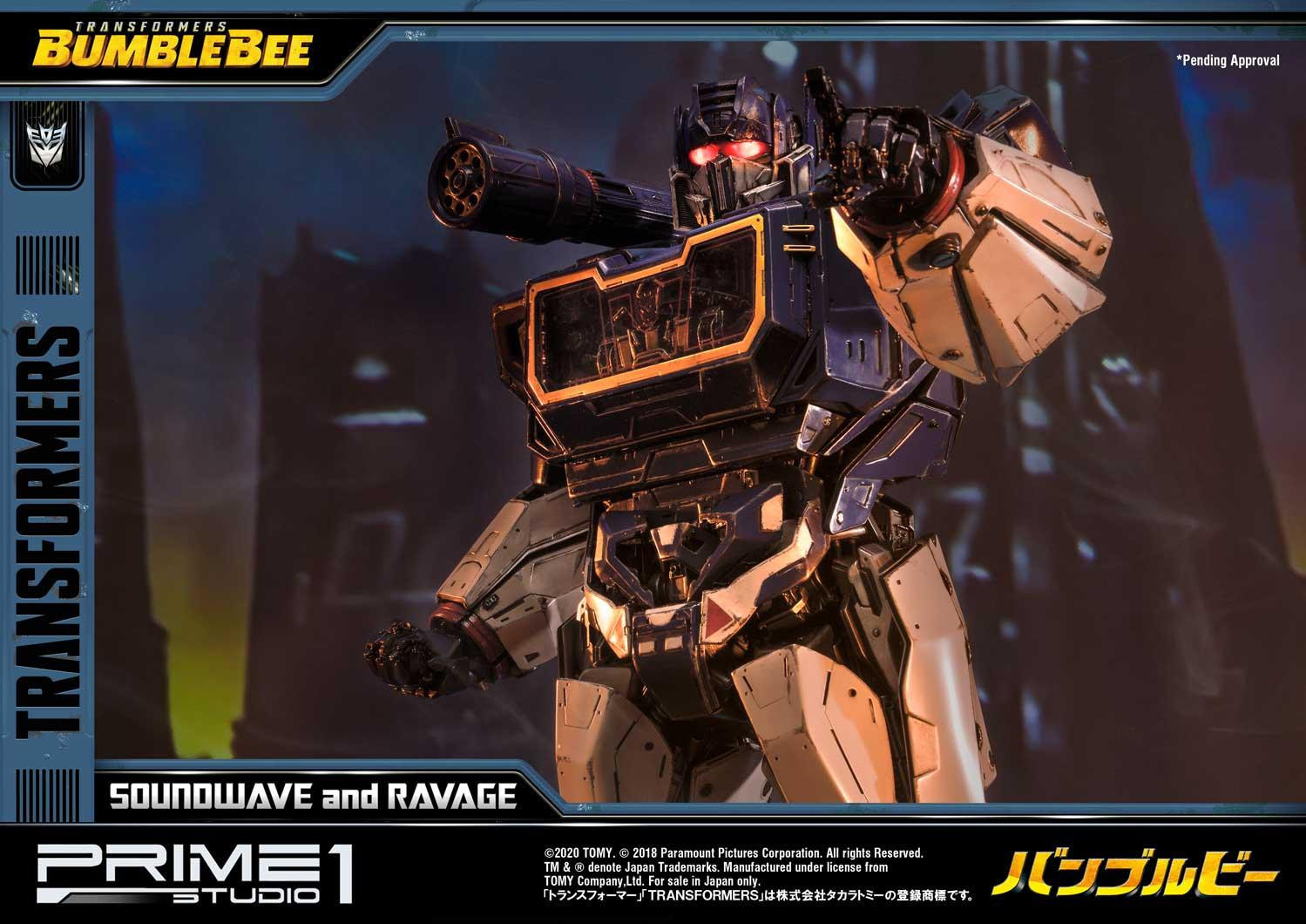 Bumblebee (2018) - Jaguar - Soundwave - Museum Masterline Series  (MMTFM-27) (Prime 1 Studio) photo 45