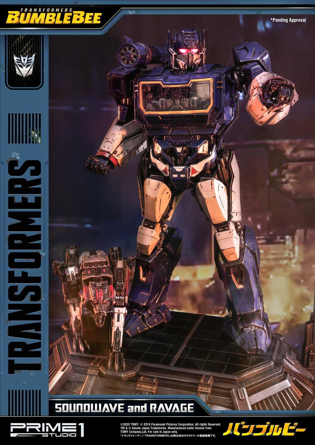 Bumblebee (2018) - Jaguar - Soundwave - Museum Masterline Series  (MMTFM-27) (Prime 1 Studio) photo 46