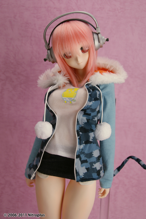 SoniComi (Super Sonico) - Sonico - VMF50 - Tiger Parka set (Azone, Obitsu Plastic Manufacturing, Yamato) photo 3