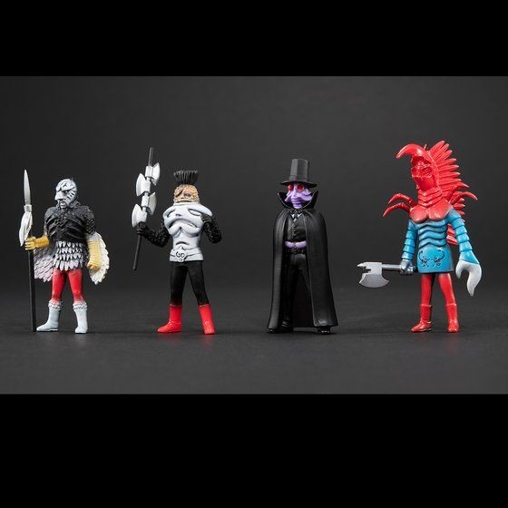 Kamen Rider X - Gama Goemon - Genghis Khan-Condor - Kabutomushi Lupin - King Dark - Scorpion Geronimo - UA Monsters (MegaHouse) photo 4