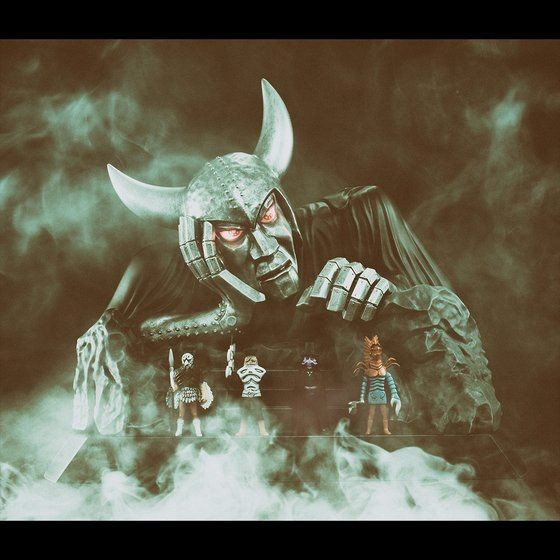 Kamen Rider X - Gama Goemon - Genghis Khan-Condor - Kabutomushi Lupin - King Dark - Scorpion Geronimo - UA Monsters (MegaHouse) photo 8