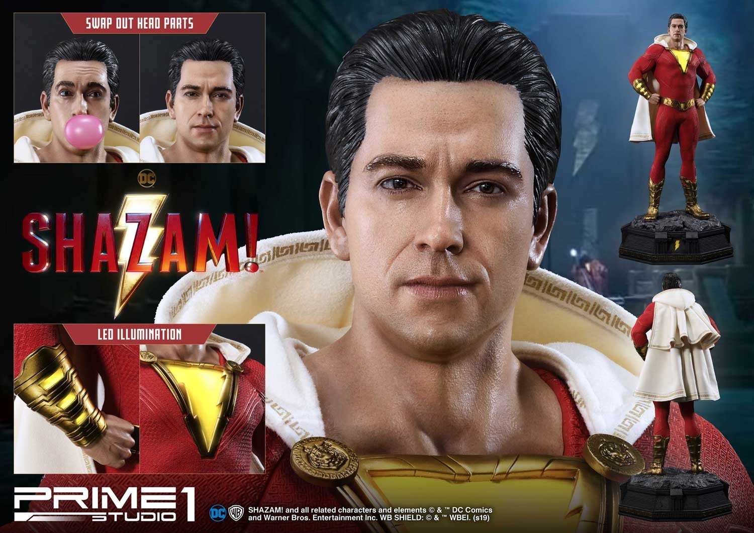 Shazam! - Captain Marvel - Museum Masterline Series (MMSZ-01DX) - 1/3 - DX Version (Prime 1 Studio) photo 29