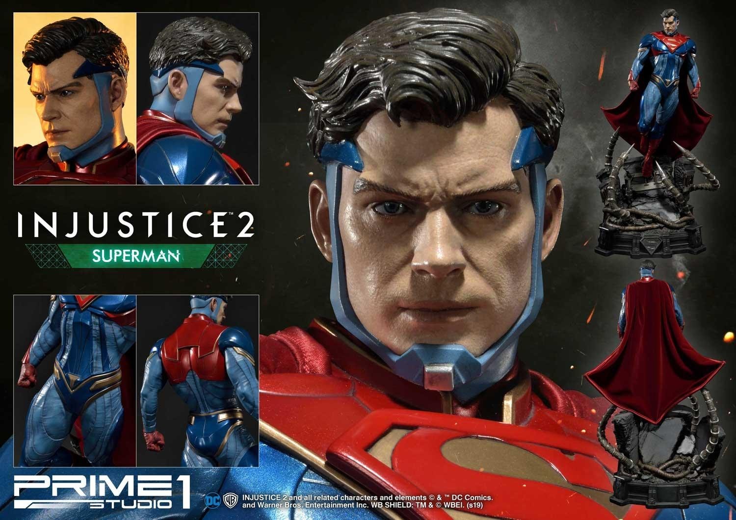 Injustice 2 - Superman - Premium Masterline  (PMDCIJ-03DX) - 1/4 - DX Version (Prime 1 Studio) photo 25