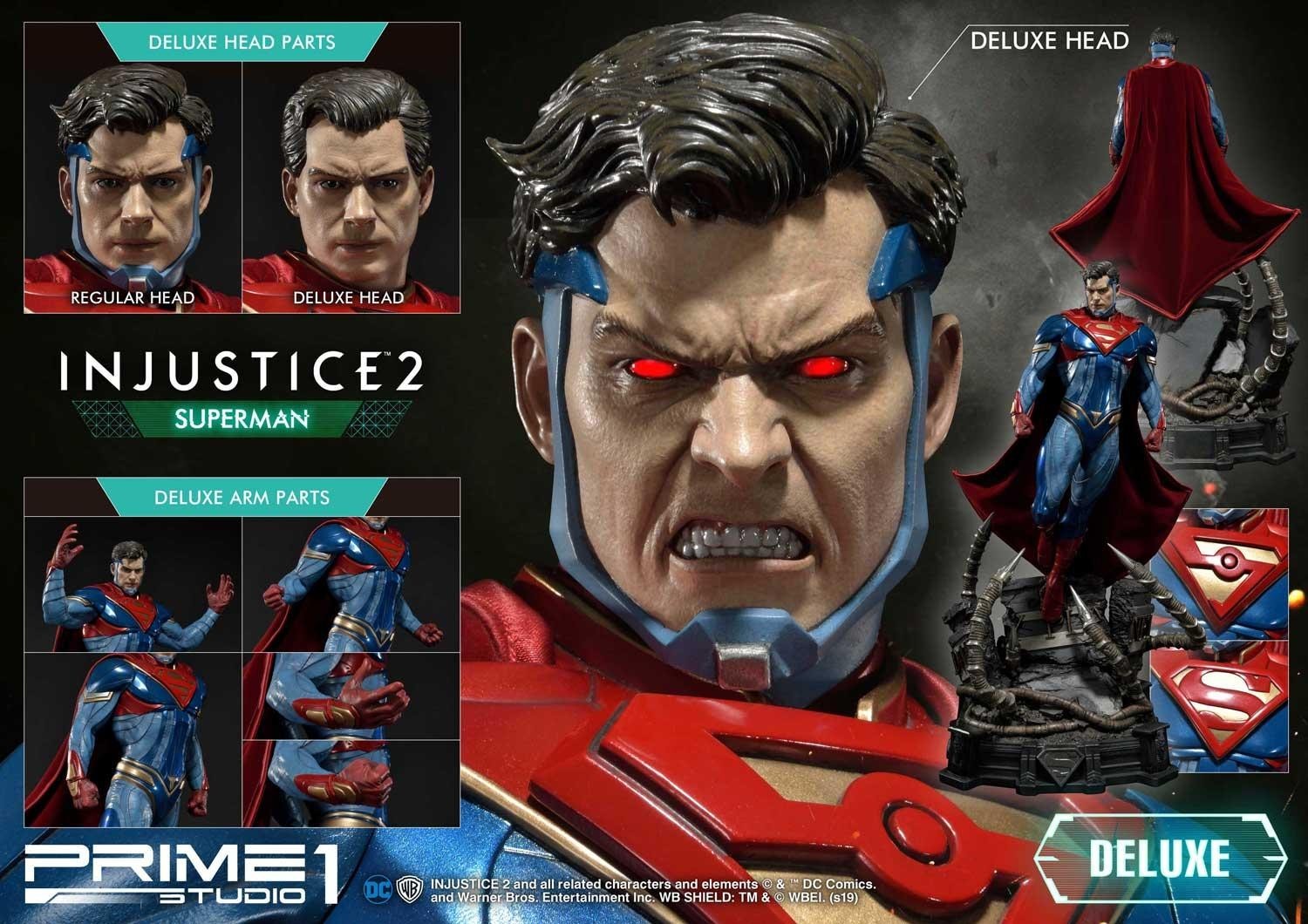 Injustice 2 - Superman - Premium Masterline  (PMDCIJ-03DX) - 1/4 - DX Version (Prime 1 Studio) photo 56