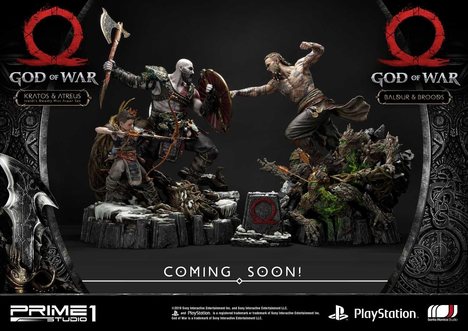 God of War (2018) - Atreus - Kratos - Mimir - Ultimate Premium Masterline  (UPMGOW-02) - 1/4 - Ivaldi's Deadly Mist Armor set (Prime 1 Studio) photo 3