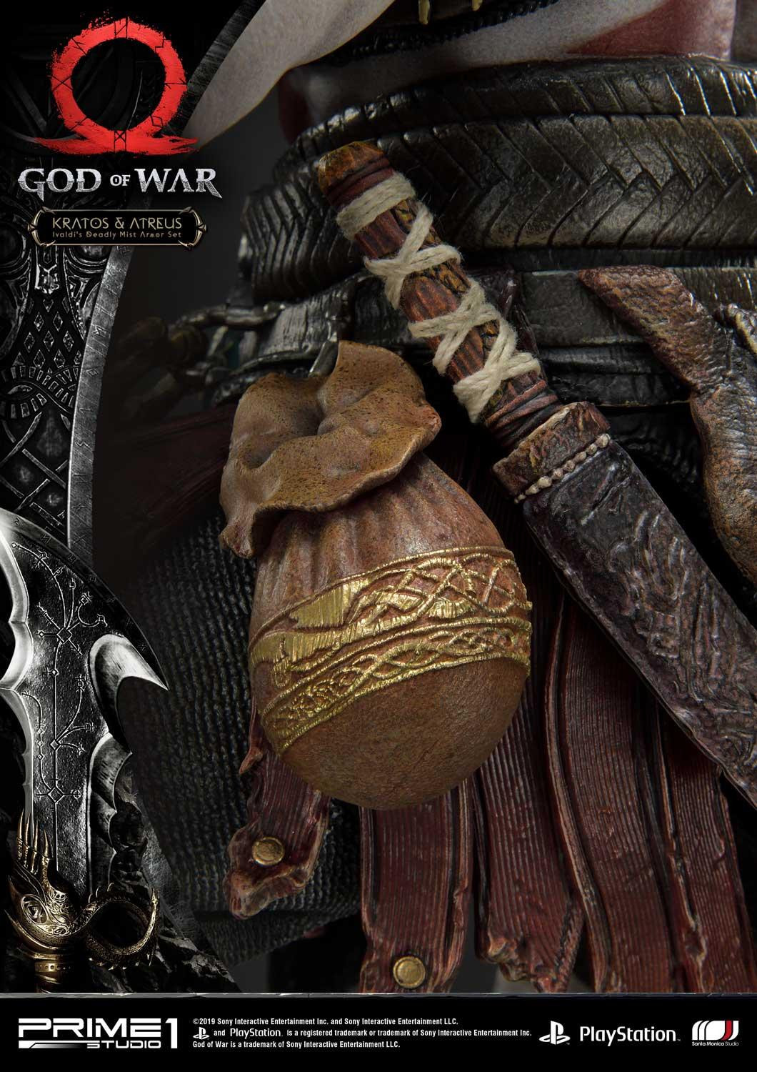 God of War (2018) - Atreus - Kratos - Mimir - Ultimate Premium Masterline  (UPMGOW-02) - 1/4 - Ivaldi's Deadly Mist Armor set (Prime 1 Studio) photo 18