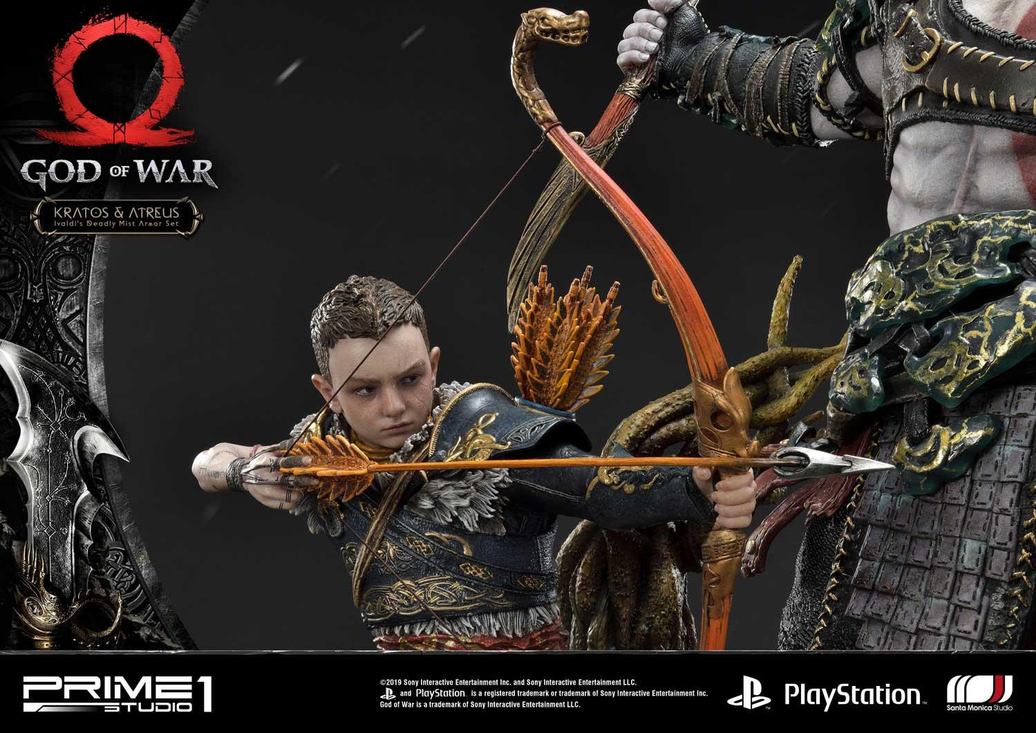 God of War (2018) - Atreus - Kratos - Mimir - Ultimate Premium Masterline  (UPMGOW-02) - 1/4 - Ivaldi's Deadly Mist Armor set (Prime 1 Studio) photo 30