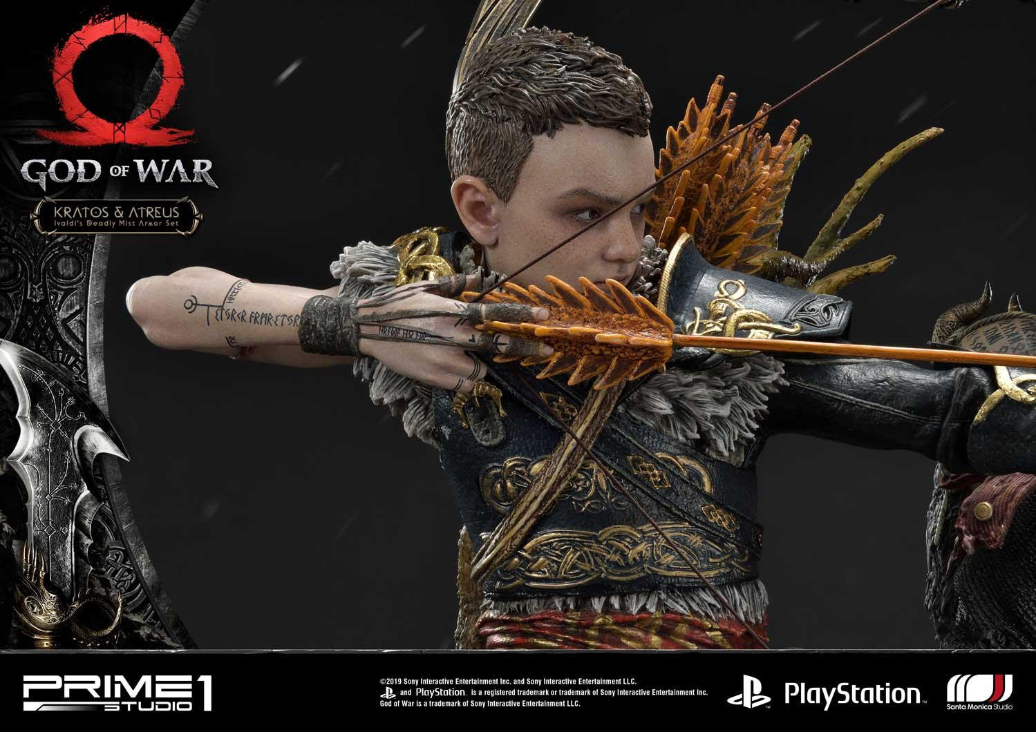 God of War (2018) - Atreus - Kratos - Mimir - Ultimate Premium Masterline  (UPMGOW-02) - 1/4 - Ivaldi's Deadly Mist Armor set (Prime 1 Studio) photo 31