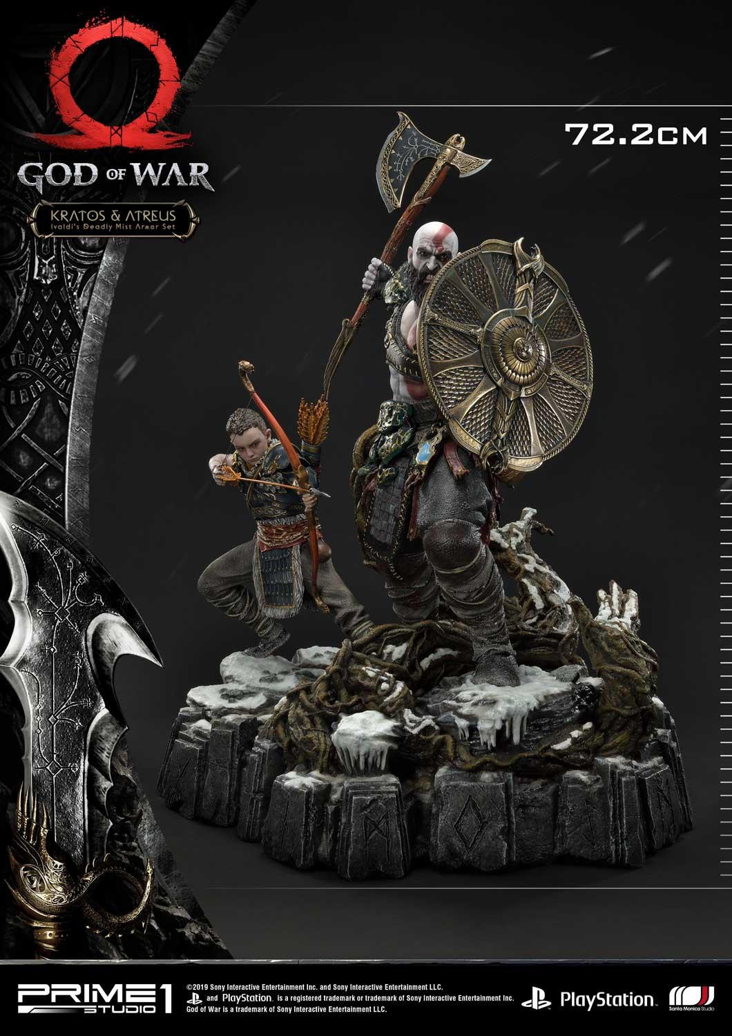 God of War (2018) - Atreus - Kratos - Mimir - Ultimate Premium Masterline  (UPMGOW-02) - 1/4 - Ivaldi's Deadly Mist Armor set (Prime 1 Studio) photo 38