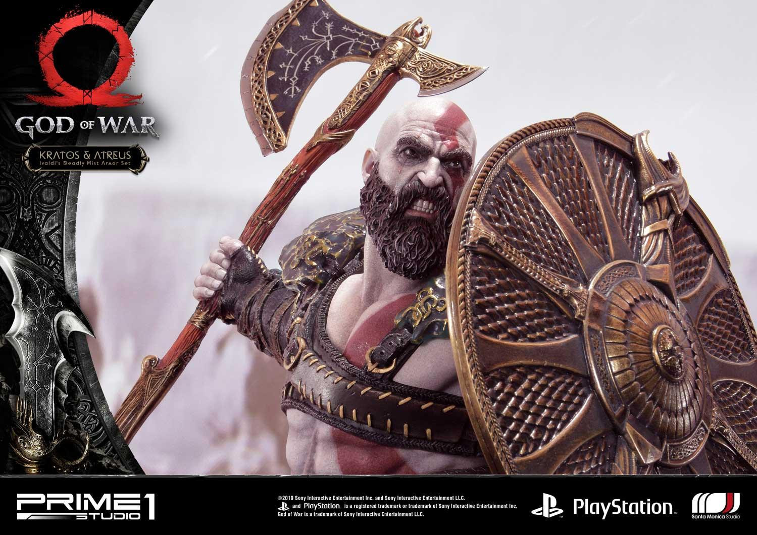 God of War (2018) - Atreus - Kratos - Mimir - Ultimate Premium Masterline  (UPMGOW-02) - 1/4 - Ivaldi's Deadly Mist Armor set (Prime 1 Studio) photo 44