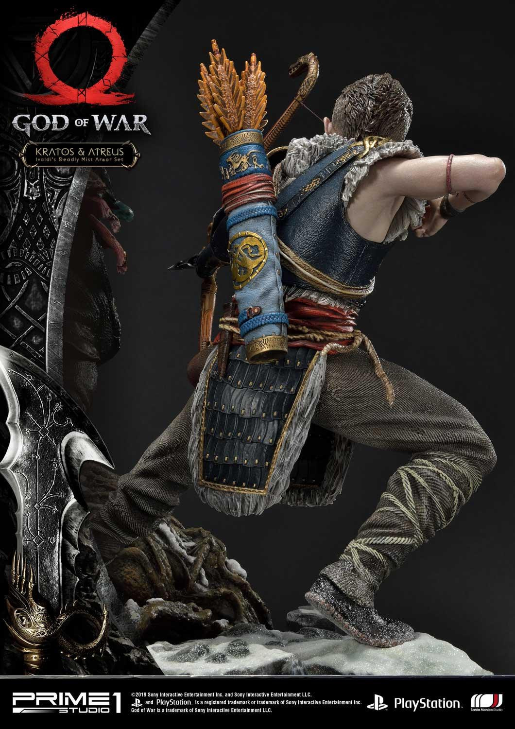 God of War (2018) - Atreus - Kratos - Mimir - Ultimate Premium Masterline  (UPMGOW-02) - 1/4 - Ivaldi's Deadly Mist Armor set (Prime 1 Studio) photo 63