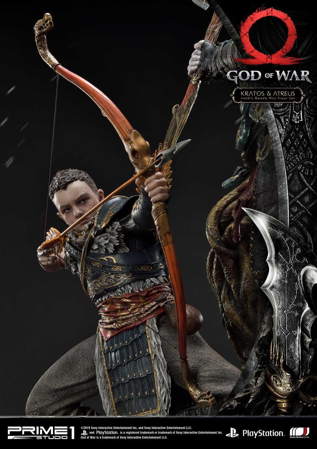 God of War (2018) - Atreus - Kratos - Mimir - Ultimate Premium Masterline  (UPMGOW-02) - 1/4 - Ivaldi's Deadly Mist Armor set (Prime 1 Studio) photo 65